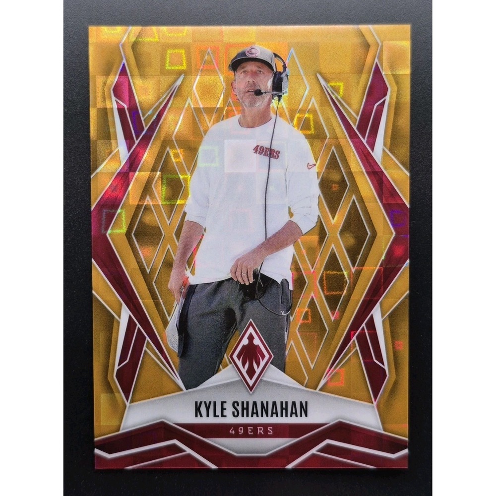 2025 Panini Phoenix Kyle Shanahan #120 Gold Pandora /10 SSP CASE HIT SF 49ers